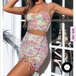 NWT white fox botique set